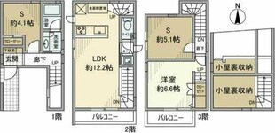 砧戸建の物件間取画像